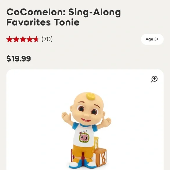 Cocomelon JJ Tonies - Picture 2 of 3